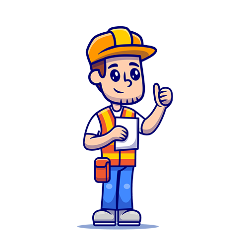 mascota de marca albañiles ts